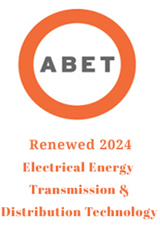 ختم اعتماد ABET، تجديد 2024، تكنولوجيا نقل وتوزيع الطاقة الكهربائية